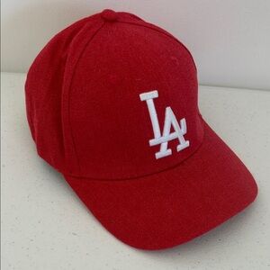 Red LA Logo Baseball Cap